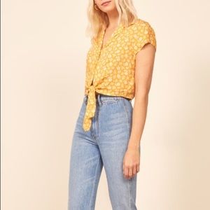 Reformation “Maholo” Top Like New